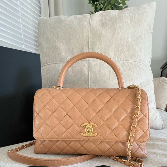 Chanel CoCo Top Handle COA from Zeko. This is a 2021 large CoCo Top handle. - Picture 5 of 14